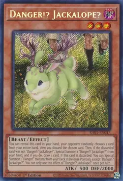 Danger!U JackalopeU - RA01-EN013 - Secret Rare - Yugioh - Image 1