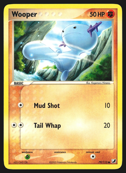 Wooper 79/115 EX Unseen Forces Pokemon Card EXC - Image 1