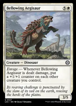 1x Bellowing Aegisaur NM Eng MTG - Commander : Lost Caverns of Ixalan - Image 1