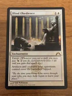 MTG Gatecrash - Blind Obedience - GTC 6 - NM - Image 1