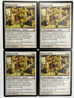 MTG 4X Militia's Pride X4 Lorwyn Magic - NM/PL - Image 1