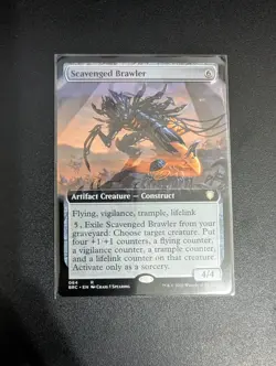 Scavenged Brawler (Extended Art) Commander: the Brothers' War Regular mtg - Image 1