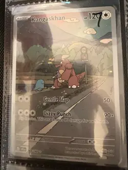 Pokemon TCG Kangaskhan Destined Rivals Illustration Rare Card 204/182 SV10 - Image 1
