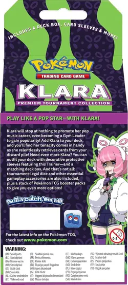 Pokemon Trading Card Game - Klara Premium Tournament Collection * OPEN PACKS - Image 2
