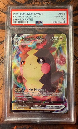 Morpeko VMAX 038 - PSA 10 - Shining Fates - Pokemon TGC - Image 1