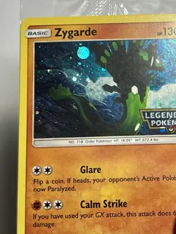 Zygarde 72/131 •SWIRL• Sealed Stamped Promo Sun & Moon: Legendary Pokemon 2018 - Image 3