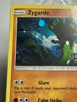 Zygarde 72/131 •SWIRL• Sealed Stamped Promo Sun & Moon: Legendary Pokemon 2018 - Image 5