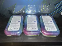 Pokemon TCG S&V Prismatic Evolutions Mini Tins 3 Pack | New & Sealed - Image 3