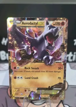 Pokemon TCG Aerodactyl EX XY97 Black Star Promo HP. - Image 1