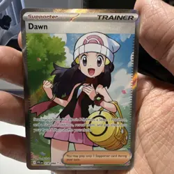 Pokemon Dawn Full Art Holo Ultra Rare 118/094 Me02 Phantasmal Flames Trainer - Image 1
