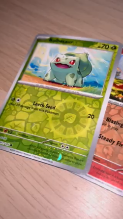 PIKACHU BULBASAUR CHARMANDER SQUIRTLE - 151 COSMO HOLO COSTCO PROMOS SET OF 4 - Image 2