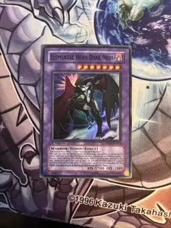 YUGIOH! Elemental Hero Dark Neos DP03-EN014 Super Rare 1st Edition VLP (WNU) - Image 1