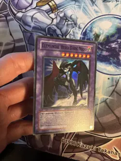 YUGIOH! Elemental Hero Dark Neos DP03-EN014 Super Rare 1st Edition VLP (WNU) - Image 2