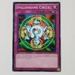 Spellbinding Circle - YGLD-ENB36 - MP/HP - Common - 1st ed - Yugioh TCG - Image 1