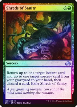 Shreds of Sanity FOIL Eldritch Moon NM Red Uncommon MAGIC MTG CARD ABUGames - Image 1