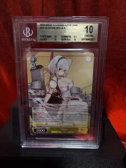 Weiss Schwarz Azur Lane R Sirius BGS 10 Graded Rare TCG Card - Image 1