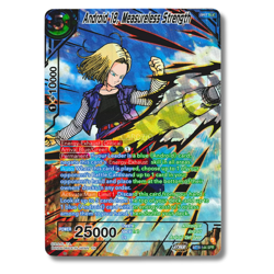 Android 18, Measureless Strength BT18-144 SPR - Dragon Ball Super Card - Image 1