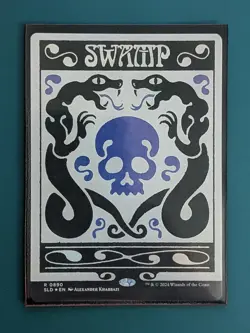 Swamp (0890) (Rainbow Foil) - Secret Lair Drop Foil - Near Mint + Bonus! - Image 1