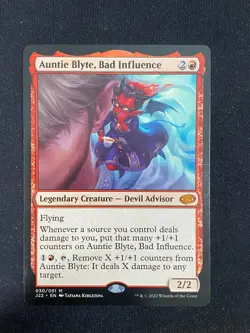 Auntie Blyte, Bad Influence - Jumpstart 2022 (Magic/MTG) - Image 1