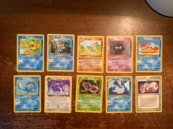 10 VINTAGE Pokemon Cards from Classic WOTC Sets!! - Image 1