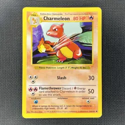 Charmeleon 024/102 Pokemon TCG Base Set (Shadowless) MP - Image 1