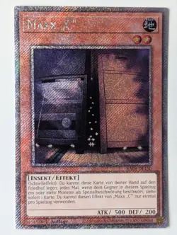 Maxx "C" RA04-DE150 Platinum Secret Rare DE NM YUGIOH - Image 1
