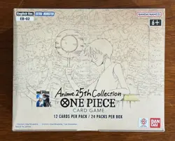 ONE PIECE ENGLISH ANIME 25TH COLLECTION EB-02 BOOSTER BOX (SEALED) - Image 1