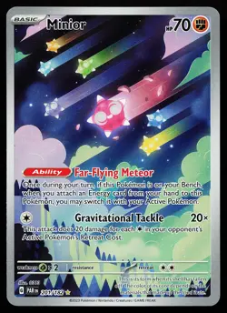 Minior 201/182 Holo Illustration Rare Paradox Rift Pokemon Card - Image 1