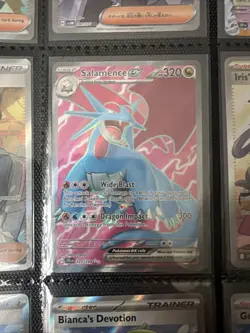 Pokemon TCG Journey Together Salamence EX Full Art Holo Card 177/159 - Image 1