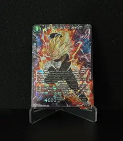 SS Vegeta Burst Of Strength Promo Foil Dragon Ball Super Card Game - Image 1