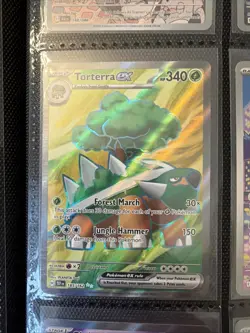 185/162 Torterra ex - Temporal Forces - Full Art - Rare - Pokemon Card TCG - Image 1