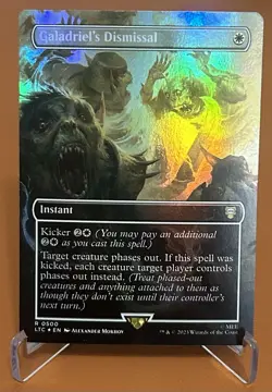 Galadriel's Dismissal (Borderless) Commander: LOTR: Tales of Middle-Earth Foil - Image 1