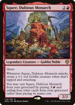 MTG NM Squee, Dubious Monarch [Dominaria United] - Image 1
