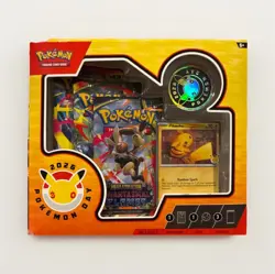 Pokemon TCG Pokemon Day 2026 Sealed Box Pikachu Promo Card Coin 3 Booster Packs - Image 1