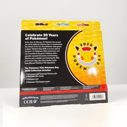 Pokemon TCG Pokemon Day 2026 Sealed Box Pikachu Promo Card Coin 3 Booster Packs - Image 2