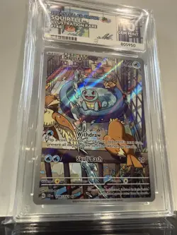 Ace 10 Squirtle 148/142 Stellar Crown Illustration Rare Pokemon TCG Card - Image 2