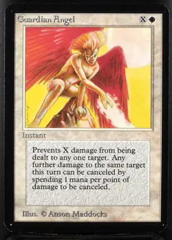 MTG Guardian Angel Alpha 1993 Magic Card - Image 1