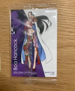 PREORDER Boa Hancock Our Memories No.22 SEALED Japanese One Piece Wafer Card - Image 2