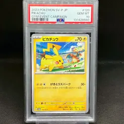 PSA10 Pikachu 120/SV-P Gym Event Campaign Promo 2023 Pokemon Cards Japanese - Image 1