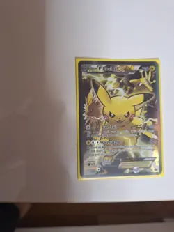 Pokemon Pikachu EX XY124 Full Art Promo Holo 130 HP XY Set Card - Image 1