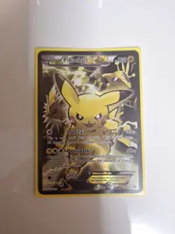 Pokemon Pikachu EX XY124 Full Art Promo Holo 130 HP XY Set Card - Image 2