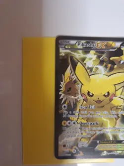 Pokemon Pikachu EX XY124 Full Art Promo Holo 130 HP XY Set Card - Image 3