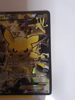 Pokemon Pikachu EX XY124 Full Art Promo Holo 130 HP XY Set Card - Image 4