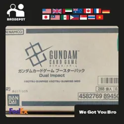 Gundam Card Game Japanese [GD02] Dual Impact Booster Box (12 Boxes = 288 Packs) - Image 1