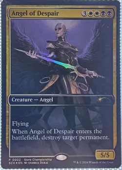 MTG - ANGEL OF DESPAIR - FOIL STORE CHAMPIONSHIP - NEW - PACKFRESH - Image 1
