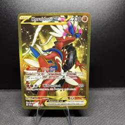 Koraidon Ex 254/198 Scarlet & Violet Gold Hyper Rare Full Art Pokemon TCG - Image 1