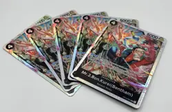 One Piece CCG TCG MR.2.BON.KUREI 5x Card Playset OP14-091 SR - English ALL MINT - Image 1