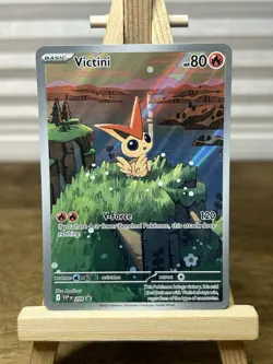 Pokemon TCG Victini Full Art Holo Black Star Promo Card #208 NM - Image 1