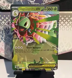 Ascended Heroes Mega Meganium Ex #010/217 Double Rare Pokemon Card NM Near Mint - Image 1