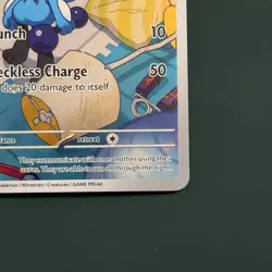 Pokemon Riolu Illustration Rare Full Art Holo Card 215/198 SV01 English - Image 4